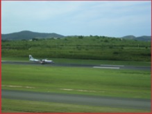 American Eagle at Rohlsen Airport, St. Croix.