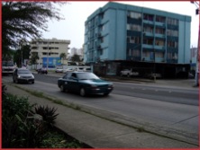 Taxi on Avenida Porras