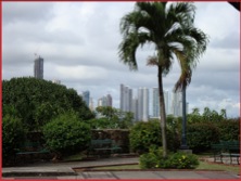 Panama City from Casco Viejo Park