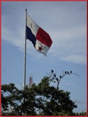 Flag on Ancon Hill